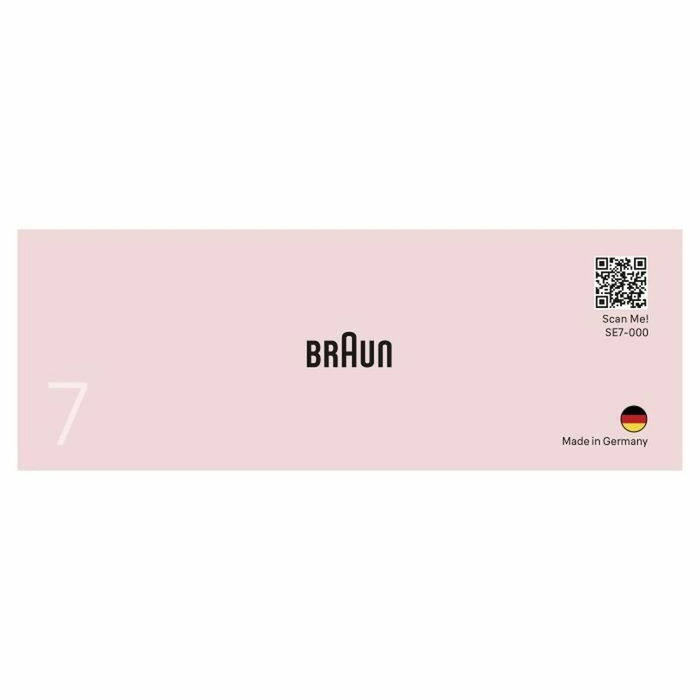 Braun Silk-épil 7 SE 7-000 Épilateur électrique sans fil - Blanc / Rose