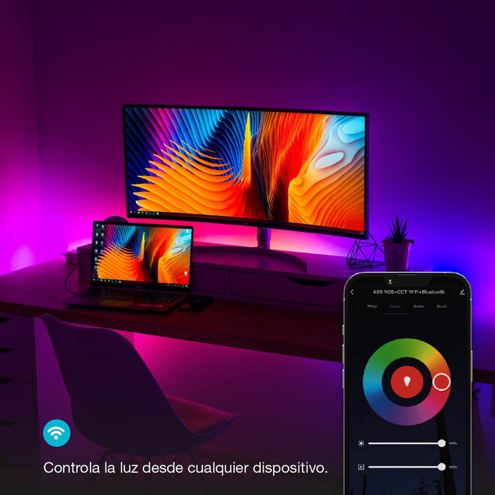 GSC Evolution Kit Ruban LED Intelligent 5m RGB IP65 GSC Evolution Kit Ruban LED Intelligent 5m RGB IP65