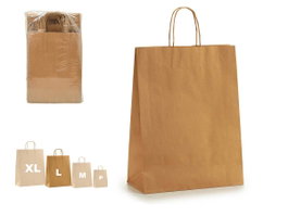 Pincello Sac en Papier Kraft Lisse Hawanna Med 50 x 0,2 x 32 cm (Set de 100)