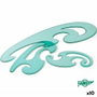 Faibo Jeu de règles Courbe (3 Pièces) - 10 Unités