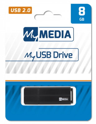 Verbatim MyMedia MyUSB Drive Clé USB 8 Go USB 2.0 Type A Noir Verbatim MyMedia MyUSB Drive Clé USB 8 Go USB 2.0 Type A Noir