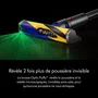 Dyson V12 Detect Slim Absolute 2023 Aspirateur balai sans fil, Nickel, jaune