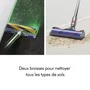 Dyson V12 Detect Slim Absolute 2023 Aspirateur balai sans fil, Nickel, jaune