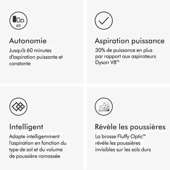Dyson V12 Detect Slim Absolute 2023 Aspirateur balai sans fil, Nickel, jaune