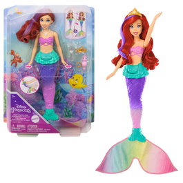 Mattel Disney Princess Ariel La Petite Sirène - Poupée Sirène Changeante de Couleur qui Nage, HPD43, Pour Enfants 3 Ans et Plus