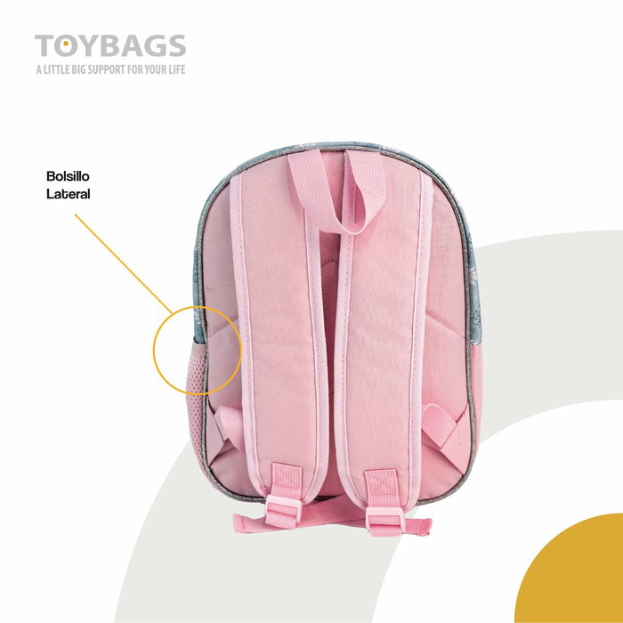 Toybags Sac à dos préscolaire 3D Stitch Rose