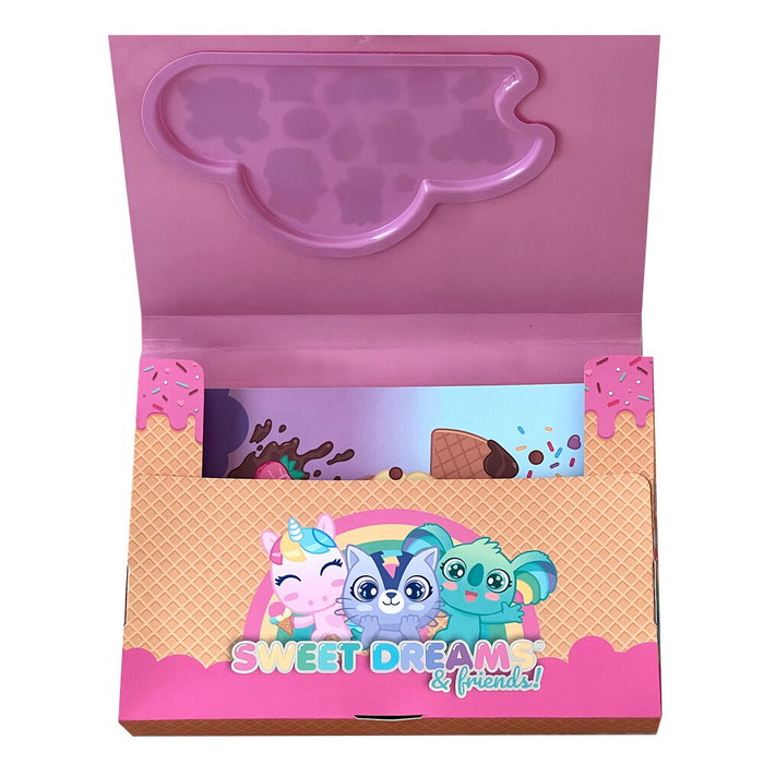 SWEET DREAMS Malette d'activités avec autocollants Sweet Dreams & Friends - Dimensions: 30 x 21.5 x 4 cm