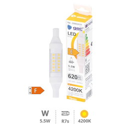 Ampoule linéaire LED 78mm R7s 5,5W 4200K