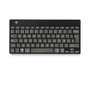 R-Go Tools Clavier ergonomique R-Go Compact Break - Clavier compact Bluetooth avec logiciel de pause, Layout QWERTY (Espagnol), Noir