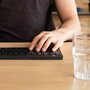 R-Go Tools Clavier ergonomique R-Go Compact Break - Clavier compact Bluetooth avec logiciel de pause, Layout QWERTY (Espagnol), Noir