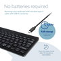 R-Go Tools Clavier ergonomique R-Go Compact Break - Clavier compact Bluetooth avec logiciel de pause, Layout QWERTY (Espagnol), Noir