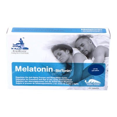 EUROHEALTH MELATONIN BIOTONIN 1,9mg 120 comprimés EUROHEALTH MELATONIN BIOTONIN 1,9mg 120 comprimés