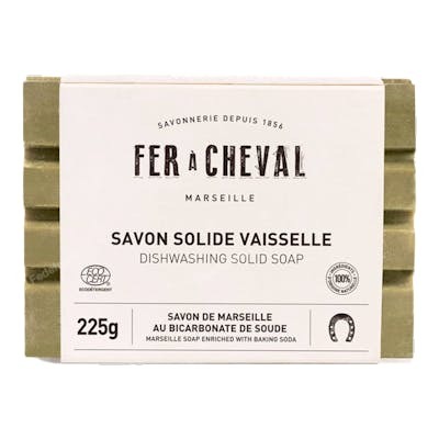FER A CHEVAL Savon au Bicarbonate pour la Vaisselle 225g FER A CHEVAL Savon au Bicarbonate pour la Vaisselle 225g