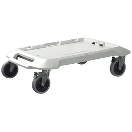 Bosch Professional Plateau à roulettes de transport pour L-Boxx, système de verrouillage clic, capacité 100 kg, 4 roues dont 2 verrouillables, référence 1600A001S9