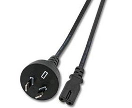 MicroConnect Cordon d'alimentation Australie vers C7 1,8 m, Noir
