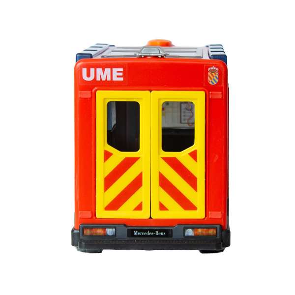 Smoby - Camion centre de contrôle Ume avec lumières et sons, 35 cm - Version espagnol/portugais - Jouet en plastique