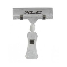 XLC Ensemble de 10 supports pour étiquettes de prix en plastique transparent