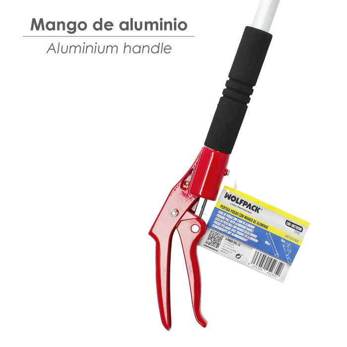 Wolfpack Linea Profesional Perche de taille en aluminium 180 cm