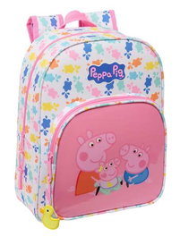 Safta Mochila Peppa Pig Baby Pig 26x34x11 cm - Sac à dos enfant adaptable sur chariot