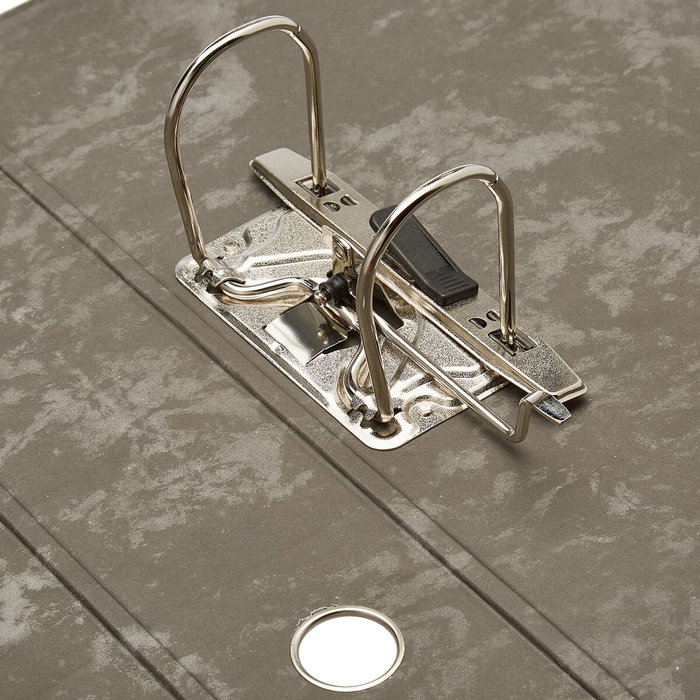 Reliure à anneaux Liderpapel AZ50 Gris A4