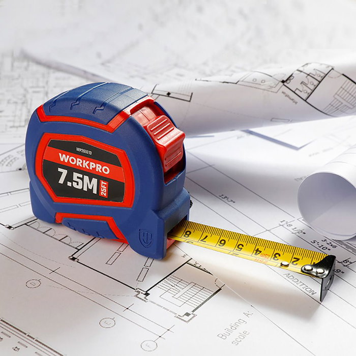 Flexomètre Workpro 25 mm 7,5 mm
