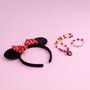 Cerdá - Conjunto 4 Piezas Minnie - Ensemble de Bijoux Fantaisie 4 Pièces Minnie - Multicolore - Âge Recommandé 3 à 12 Ans