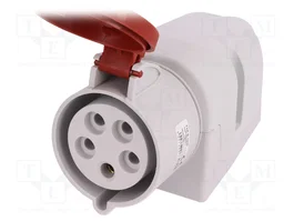 PAWBOL Connecteur Femelle 32A 400V AC 6H IP44