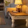 BigBuy Home Table Basse Blanc Naturel 120 x 70 x 45 cm