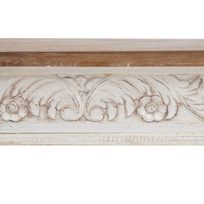 BigBuy Home Table Basse Blanc Naturel 120 x 70 x 45 cm