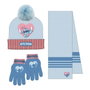 Cerdá Set 3 pièces écharpe Stitch 22.0 x 2.0 x 52.0 cm - Âge minimum conseillé 3 ans - Couleur Bleu Clair