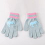 Bonnet et gants Stitch Bleu clair