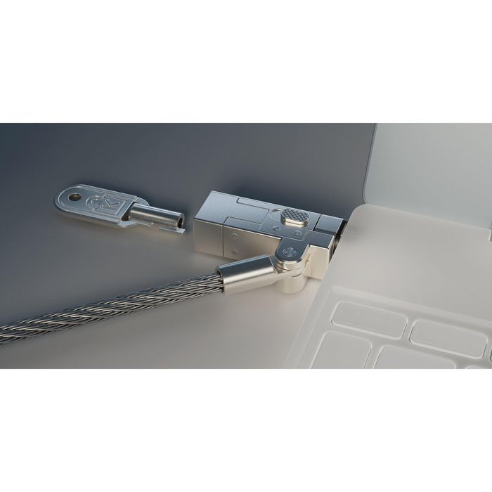 Kensington K60630WW Câble de sécurité Slim NanoSaver 2.0 EQ avec clé 5 mm pour ordinateur portable ultrafin, acier inoxydable, 1.80 m