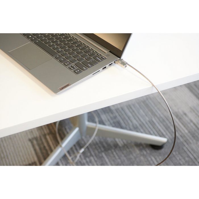 Kensington K60630WW Câble de sécurité Slim NanoSaver 2.0 EQ avec clé 5 mm pour ordinateur portable ultrafin, acier inoxydable, 1.80 m