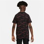T shirt à manches courtes Enfant Nike Sportswear AOP Noir