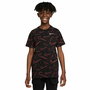 T shirt à manches courtes Enfant Nike Sportswear AOP Noir