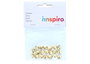Innspiro Lot de 20 clochettes de couleur or 12 mm