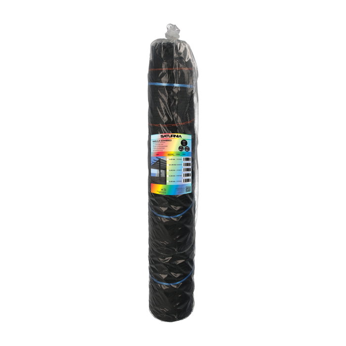 SATURNIA Maille d'ombrage 90% Noir, Rouleau 4,0 m x 50 m