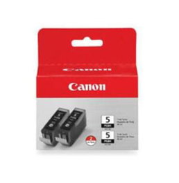 Canon Cartouche d'encre noire PGI-5BK (lot de deux paquets)