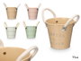 Ibergarden Macetero Asas Blancas Surti Couleurs Diam 11 Métal Corde 17x13x11cm (Set de 48)