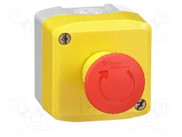 SCHNEIDER ELECTRIC Harmony XB5 Cassette de pilotage, Bouton champignon rouge, 1 bouton, NC