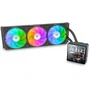 Thermaltake Watercooling AIO CPU TH360 V3 Ultra A-RGB Sync CL-W474-PL12SW-A - Écran LCD 3,95" - Ventilateur ARGB 360mm - Compatible Intel LGA 1851/1700/115x et AMD AM5/AM4 - Noir
