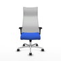 Piqueras y Crespo Fauteuil de Bureau Albacete XL Bleu et Blanc