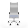 Piqueras y Crespo Fauteuil de Bureau Albacete XL Bleu et Blanc