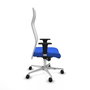 Piqueras y Crespo Fauteuil de Bureau Albacete XL Bleu et Blanc