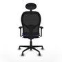 Piqueras y Crespo Chaise de Bureau avec Appui-tête Jorquera 3D036G1 Bleu clair
