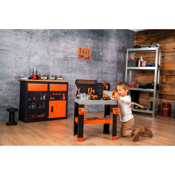 Smoby Établi Bricolo Pro Black + Decker Smoby Établi Bricolo Pro Black + Decker