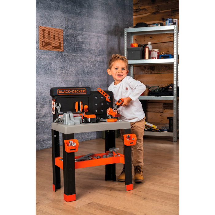 Smoby Établi Bricolo Pro Black + Decker Smoby Établi Bricolo Pro Black + Decker