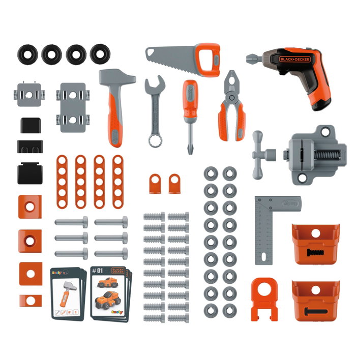 Smoby Établi Bricolo Pro Black + Decker Smoby Établi Bricolo Pro Black + Decker
