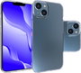 eSTUFF Coque INFINITE VIENNA pour iPhone 14 - TPU 100% recyclé transparent - Protection contre les chutes jusqu'à 1,2 m