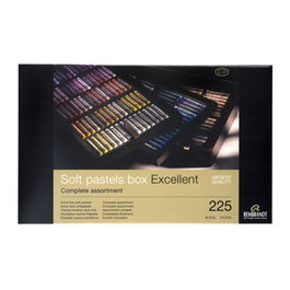 Rembrandt Set de pastels tendres en boîte en bois Excellent - 225 pastels entiers
